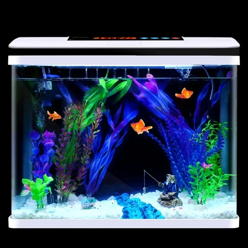 Pendant Circulate Aquariums Fish Tank Filterate Vivarium Desktop Living Room Aquariums Fish Tank Small Peceras Products