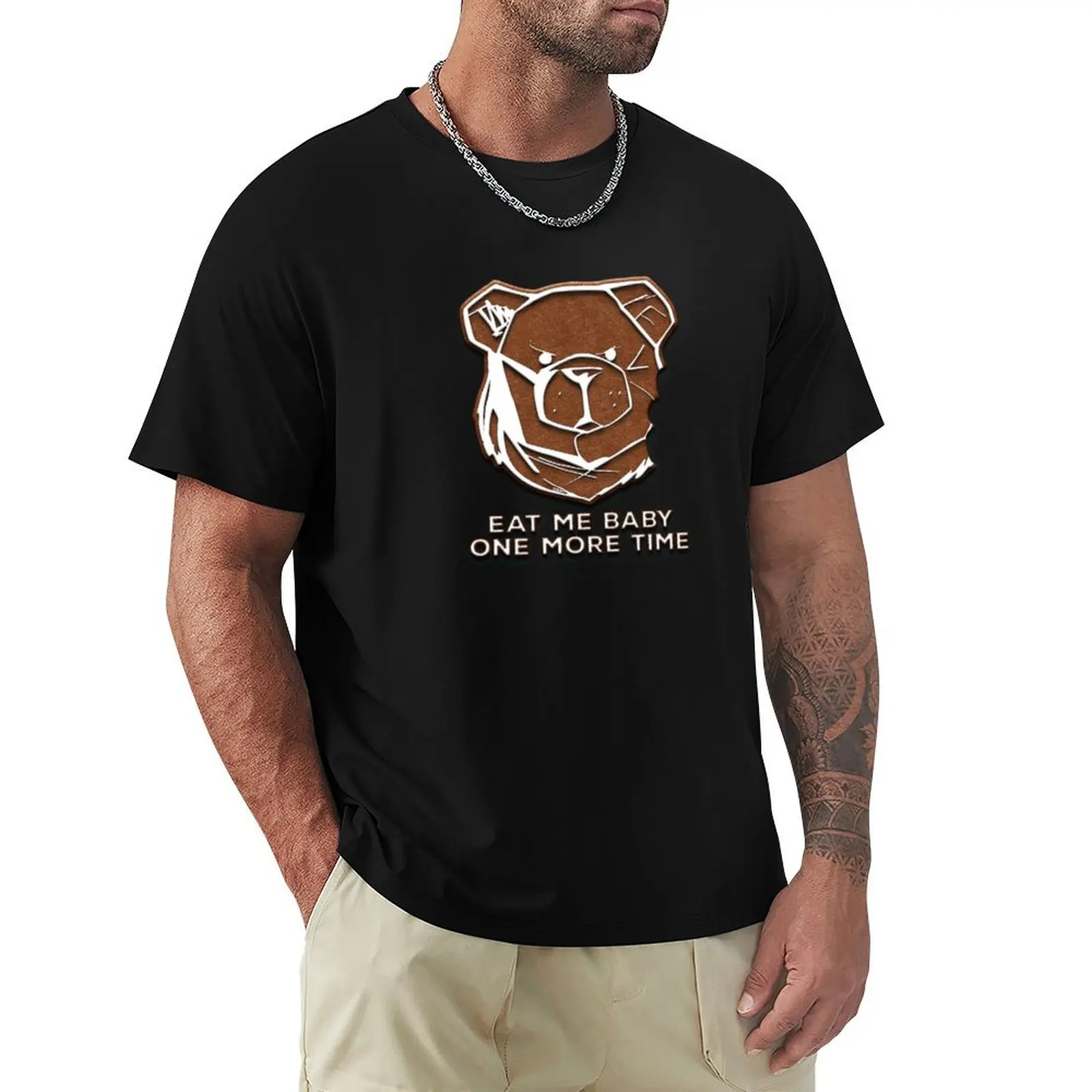 ROBUST BEAR EAT ME ONE MORE TIME T-Shirt shirts graphic tees kawaii clothes plain t shirts men