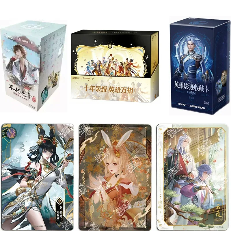 

Оригинальные коллекционные карточки KAYOU Honor of Kings Hero Vientiane, игровые аксессуары, премиальные коллекционные карты, подарки для детей на праздники