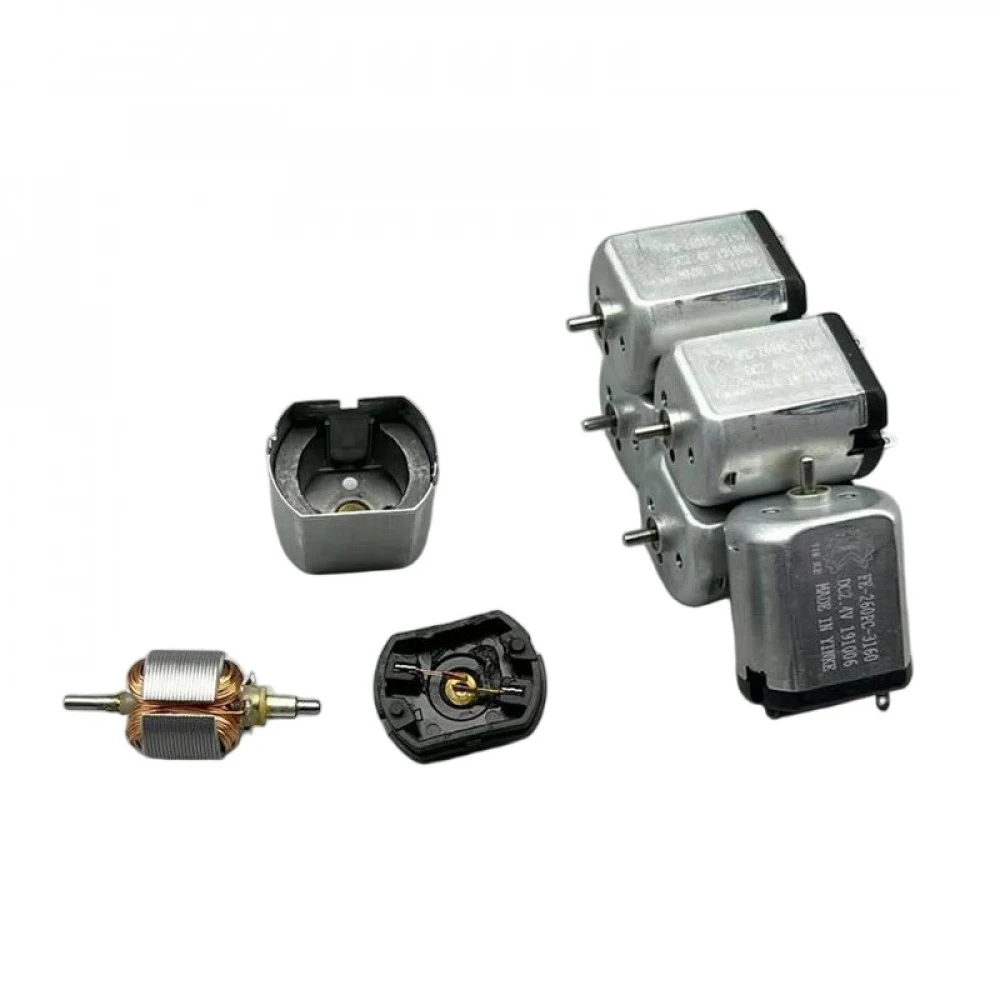 2PCS FF260PC-3160 Silent DC Motor 2.4V-3.7V High Speed Replacement Motor 8600-13000RPM DC Motor for Electric Shaver