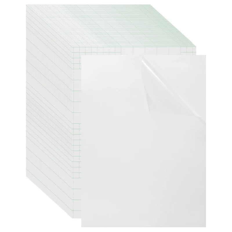 A14F-50 Pack Self Adhesive Laminating Sheets, A4 Laminate Sheets , Lamination Sheets For Laminator, No Heat,No Machine Needed