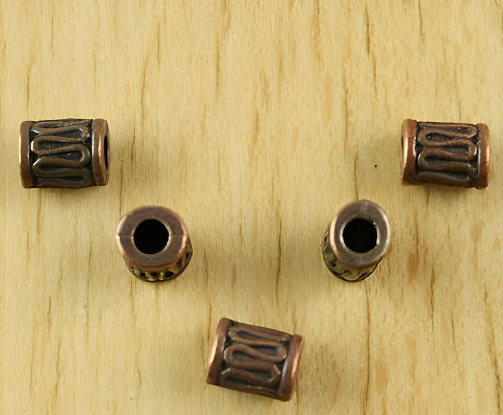 

20pcs 8x5mm Alloy matel antiqued copper spacer beads HWH1948