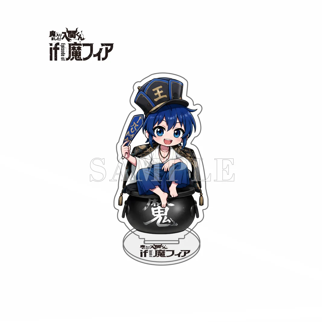 Anime Welcome to Demon School! Iruma-kun Mashudan 10CM Chibi Cute Acrylic Stand Desktop ornament Keychain Gifts
