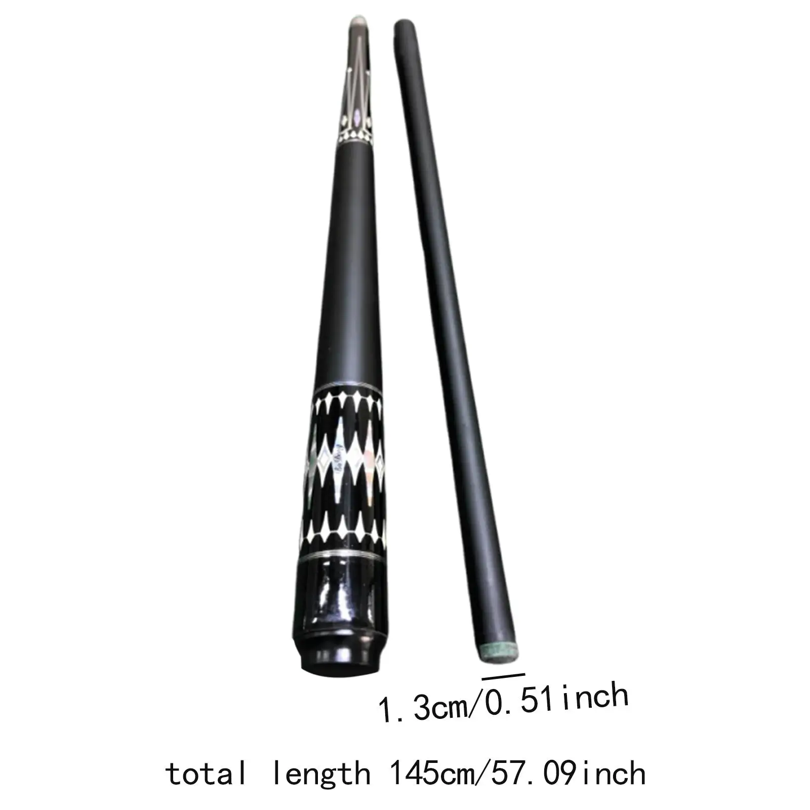 Portable Carbon Fiber Pool Cue Two-piece Split Stick for Men Women Billiard Hall Home Entertainment Supplies