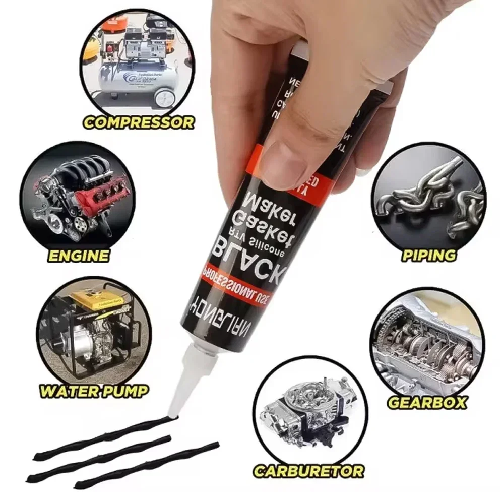 

2/3pcs Car Engine Waterproof Oil-resistant Adhesive Glue Auto Gasket Sealant Motorcycle Repair Strong Sealer Paste Metal Tool
