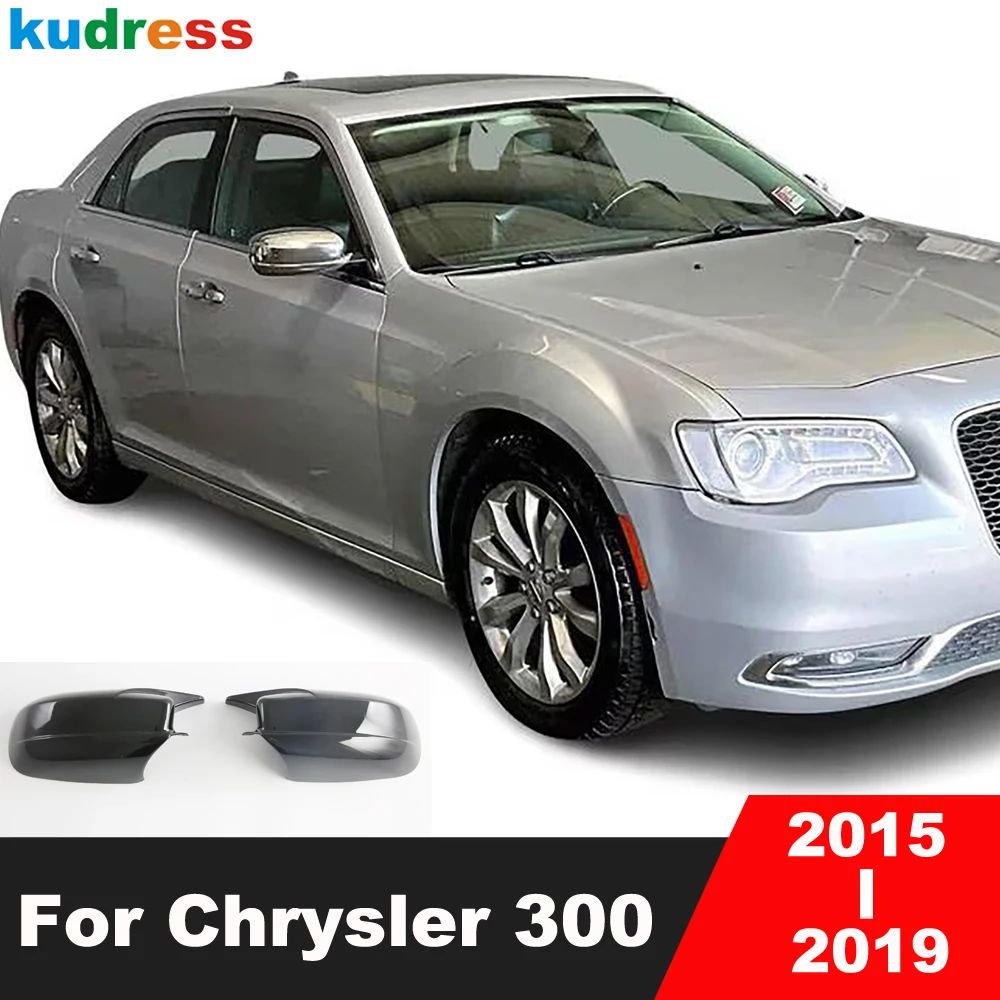 

For Chrysler 300 2015 2016 2017 2018 2019 Carbon Fiber Car Rearview Mirror Cover Trim Side Wing Mirrors Cap Shell Accessories