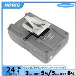 HDRIG Mini V-Lock Quick Release Adapter With Belt Clip & 1/4