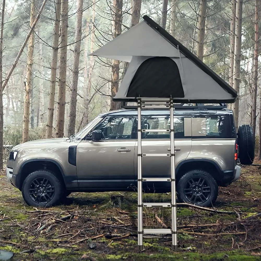 Overland Heavy-Duty Waterproof Rooftop Tent for SUV 4x4 Offroad Outdoor Camping Shelter Ladder Oxford Fabric 2-4 Person Capacity