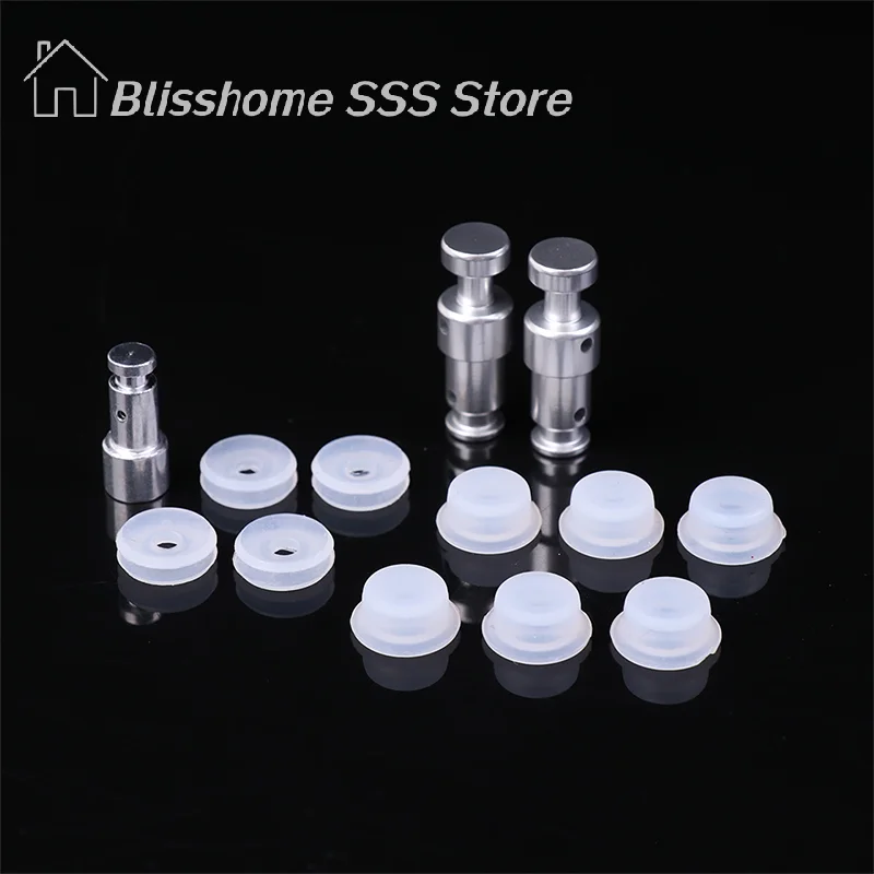 【S】Universal Replacement Floater And Sealer For Kitchen Pressure Cooker 1 Float Valve + 4 Sealing Washers Kitchen Dining