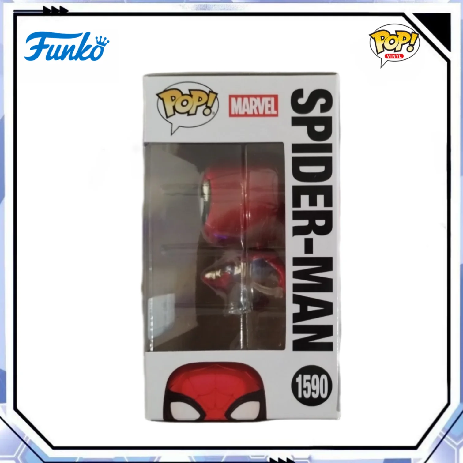 Funko Pop! Spider Man Brand New Day Metallic Vinyl Figure #1590 Official Licensed Limited Edition Statue Marvel Gift for Fans view 3