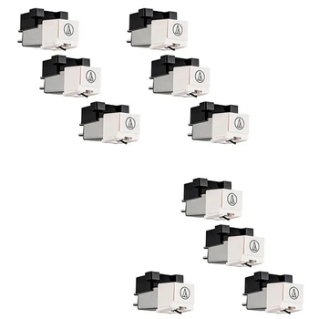 ターンテーブル蓄音機の交換用スタイラス、LPビニールレコードプレーヤー針、プラテンスペラー針、at3600l、10個