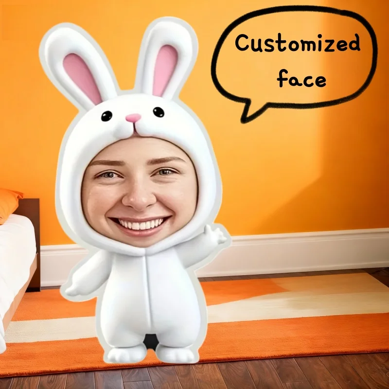 Oster-Dekokissen für Zuhause - Personalisierte Spaßige Abstrakte Geschenke mit Ihren Fotodruck-Kissen