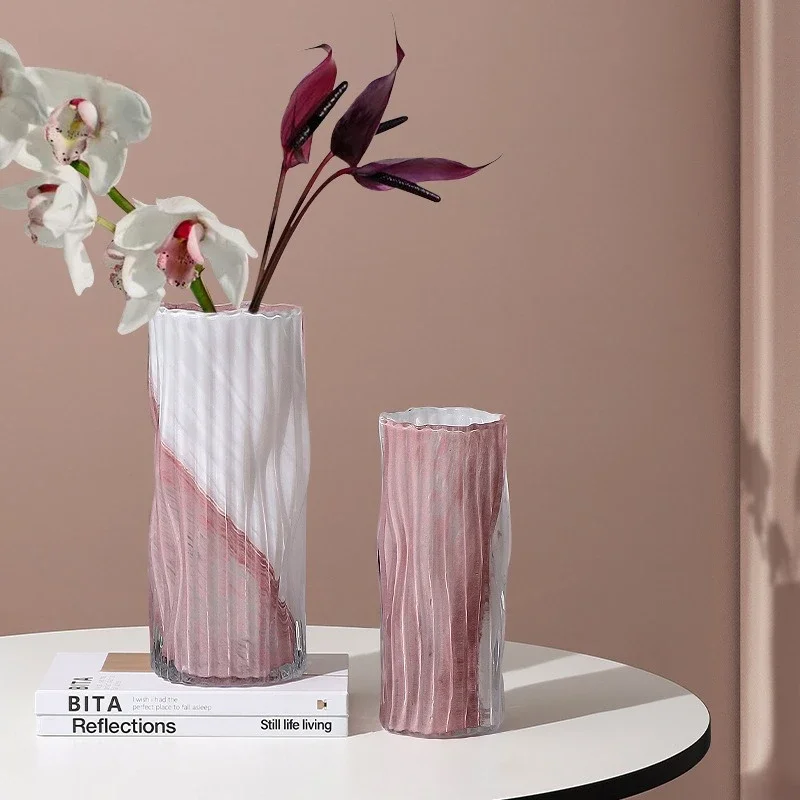 

Creative Colorful Irregular Hydroponic Glass Vase for Home Decor Ins Style Living Room Entryway