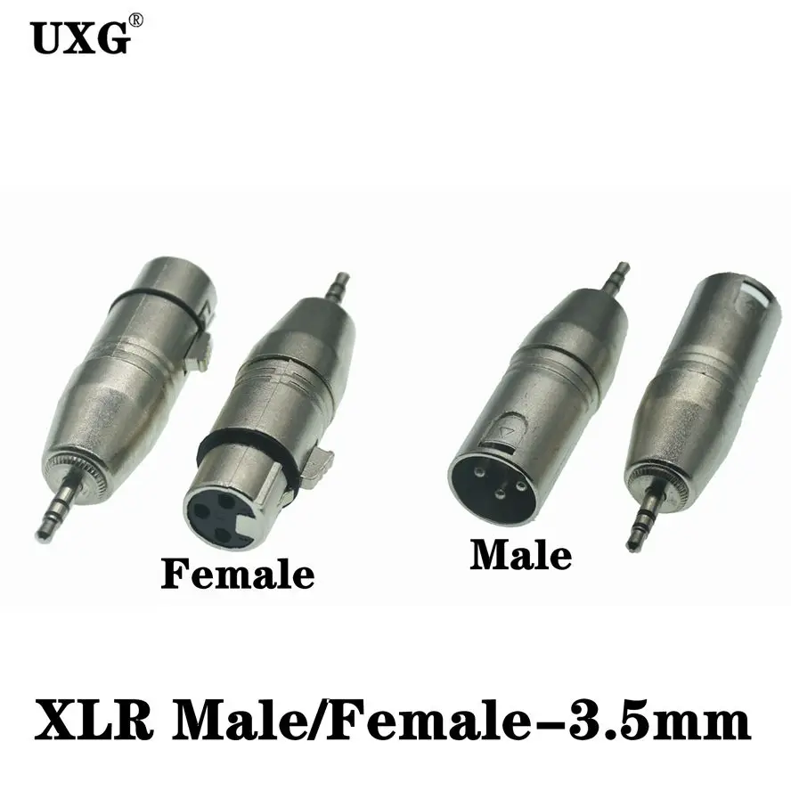 

3.5mm Jack Male To XLR 3-Pin Male Stereo Plug Shielded Microphone Mic Cable TRS Cable Jack 3.5 Male To XLR Male & Female Adapter