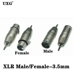 3.5mm Jack Male To XLR 3-Pin Male Stereo Plug Shielded Microphone Mic Cable TRS Cable Jack 3.5 Male To XLR Male & Female Adapter