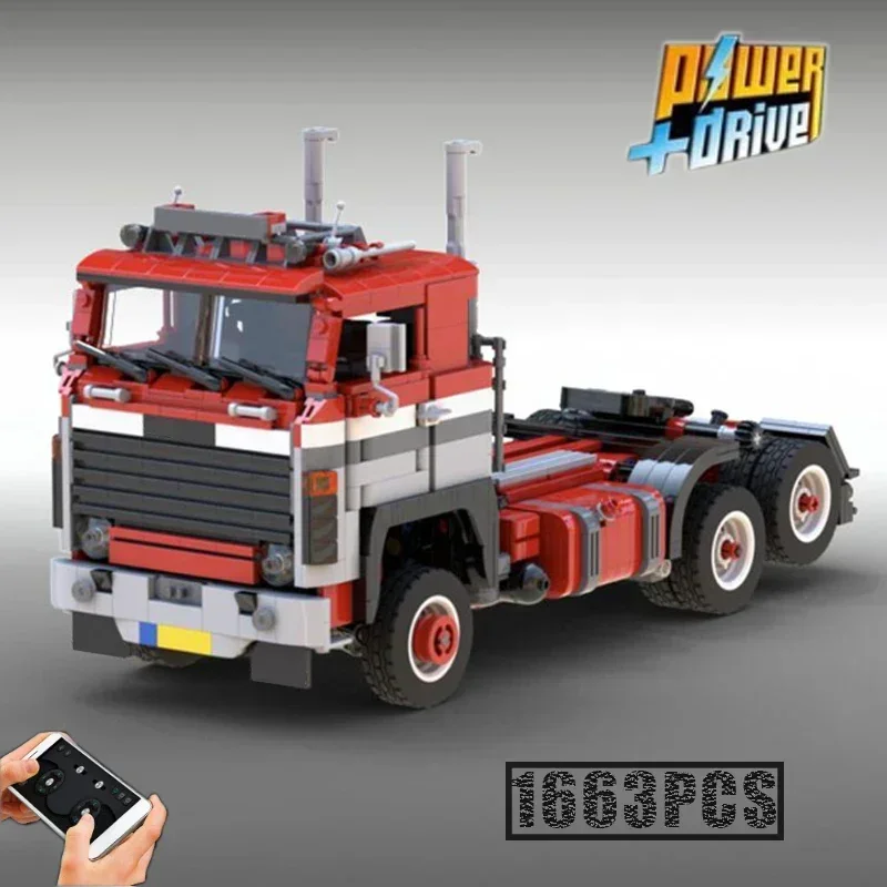 NOWY ciężarówka transportowa 2025 141 V8 6x2 1663 elementy zestaw klocków do samodzielnego montażu, klocki samozaciskowe, prezent urodzinowy