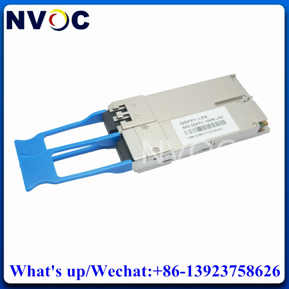 2Pcs 40G QSFP+LR4 Single Mode Fiber SFP Module 1270-1310nm LC Duplex 10KM SMF Transceiver Compatible with Cisco