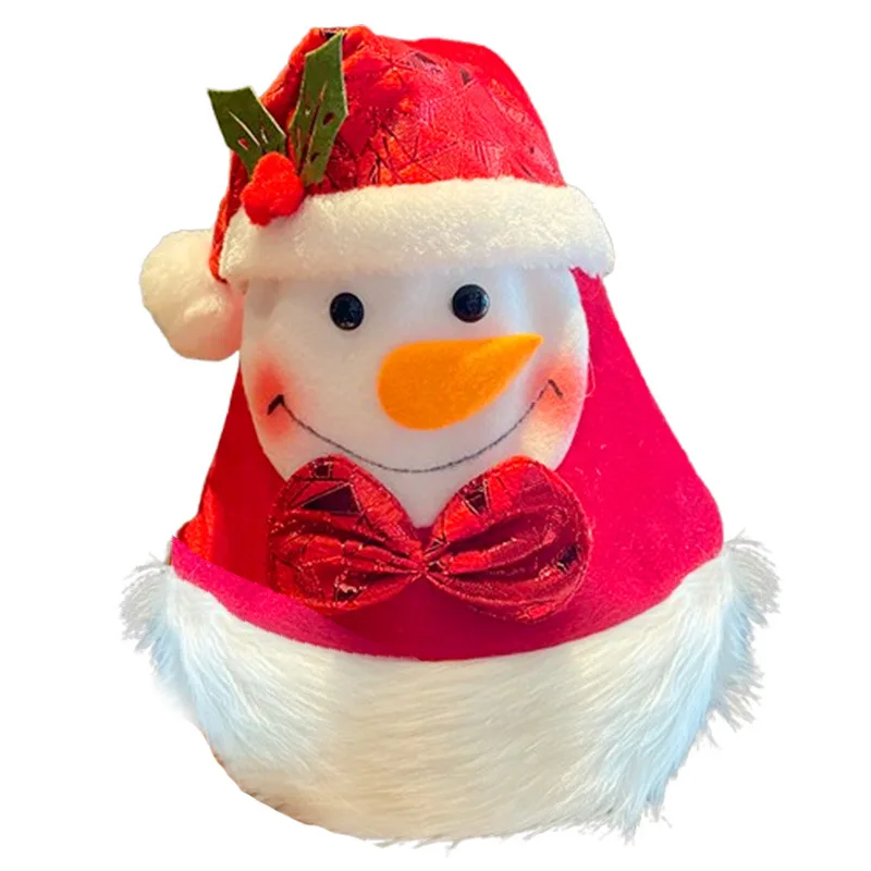 1pcs Christmas Cute Deer Little Red Hat Party Party Funny Headdress Photo Props Atmosphere Decoration Ornaments