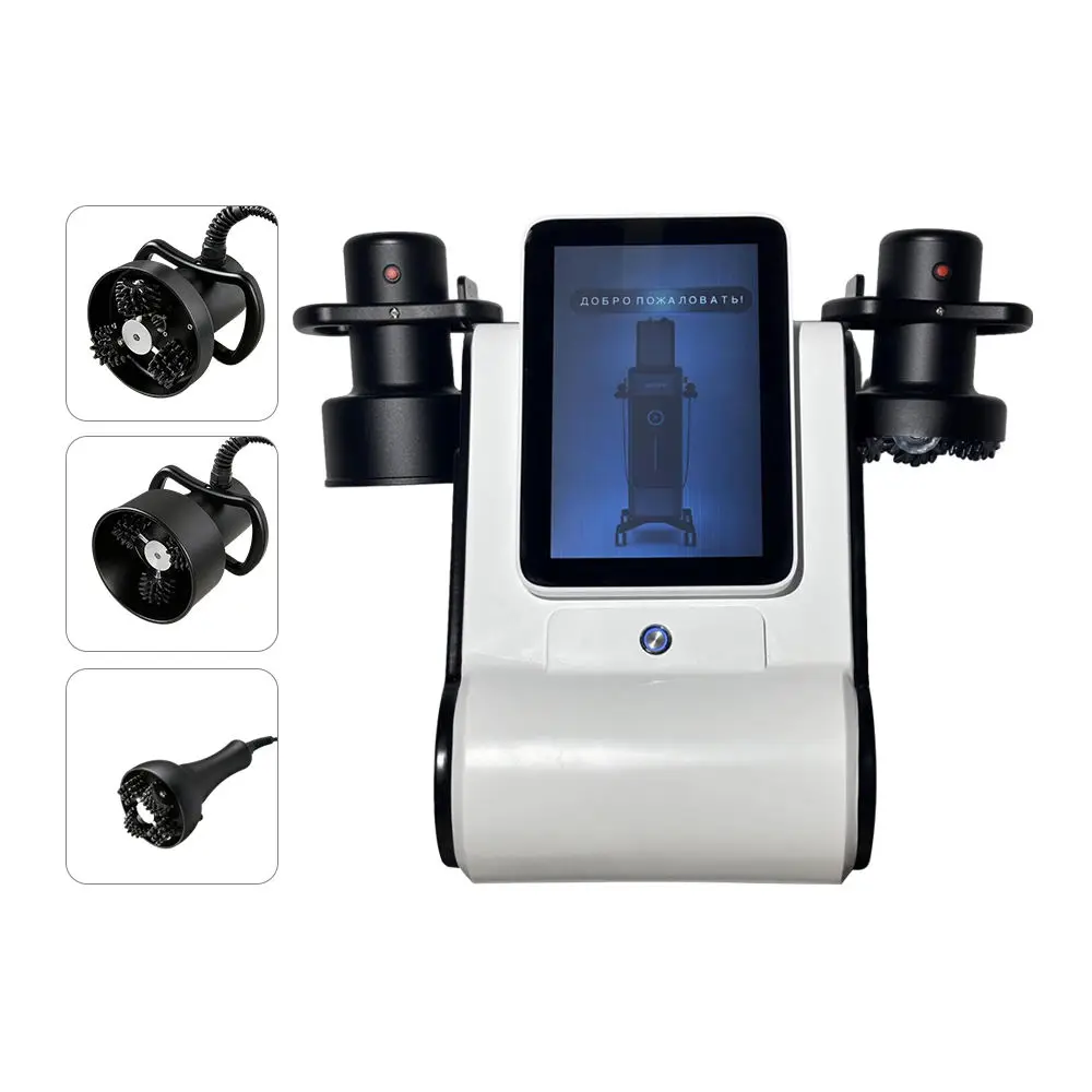 360° Rotating Roller Massage Lymphatic Drainage Slimming Device, Portable Three-in-one Large Screen Operation