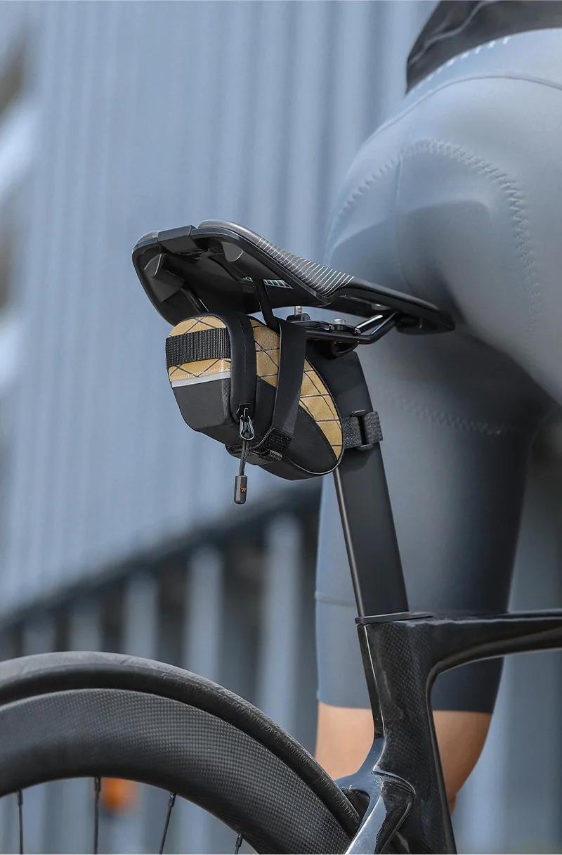 WEST BIKING Mini-Fahrradsatteltasche 0,3L Wasserdichte Fahrradtasche für Tägliche Werkzeugaufbewahrung Fahrrad-Zubehör – Detail 3