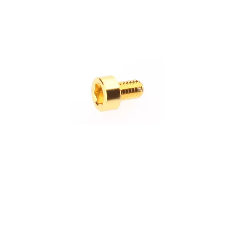 For DAIWA Cylindrical Hex Baitcasting Reel Frame Screw Lock Plate M2.6mm 4 6 7 8mm Titanium alloy Never rusts Modification