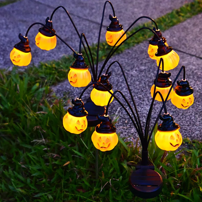 

LED Pumpkin Light Solar Energy Outdoor Eyeball Light Halloween Lighting Christmas Decorative Layout Courtyard Lawn Light