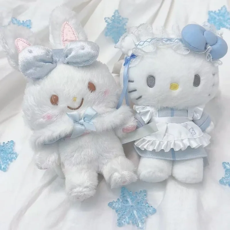 

Синий Фэнтезийный Ангел Серия Светло-Голубой Китти Куроми Cinnamoroll Плюшевая Игрушка Маленькая Подвеска Sanrio Плюшевые Куклы Рюкзак Брелок