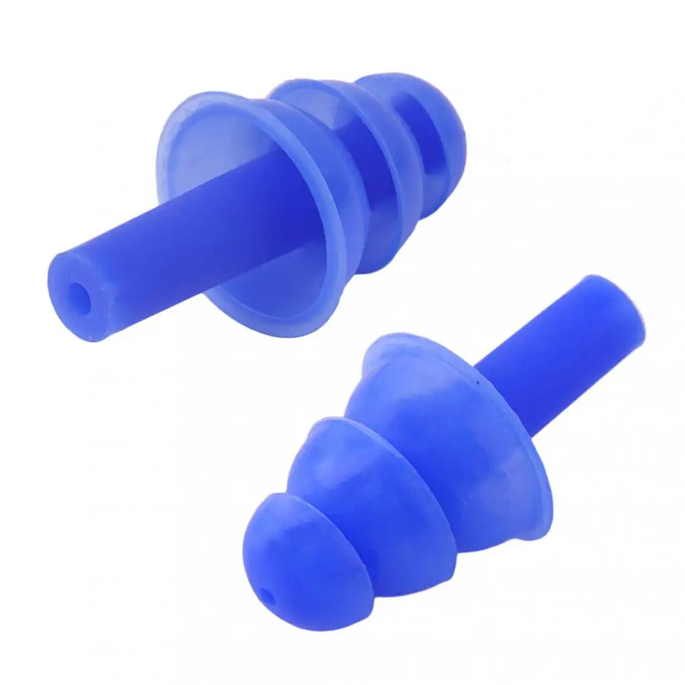 Мягкие силиконовые беруши, водонепроницаемые беруши для плавания, многоразовые шумоподавляющие беруши для сна, Защита слуха