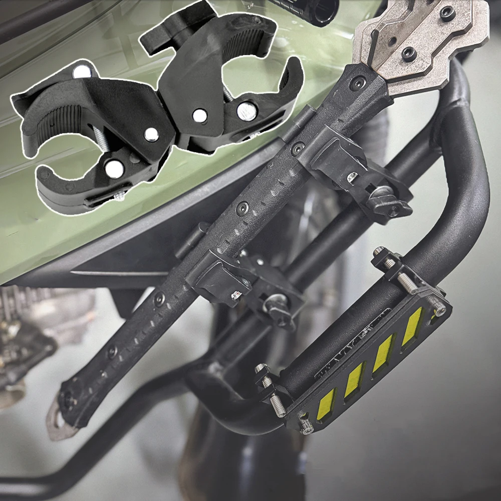 

Tactical Baton Holster Adjustable Multi-Function Motorcycle Carrying Baton Clip Motorcycle Tool Mounting Clip for CS Shooting