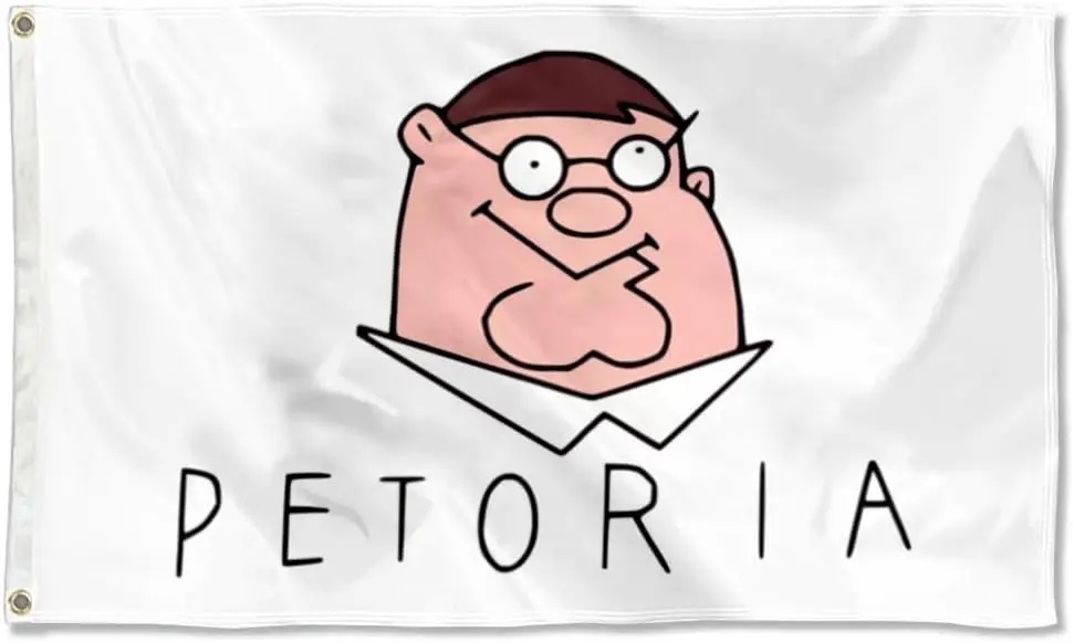 2But Petoria Flag Guy Peter Griffin Flags Banner 3X5ft Man Cave