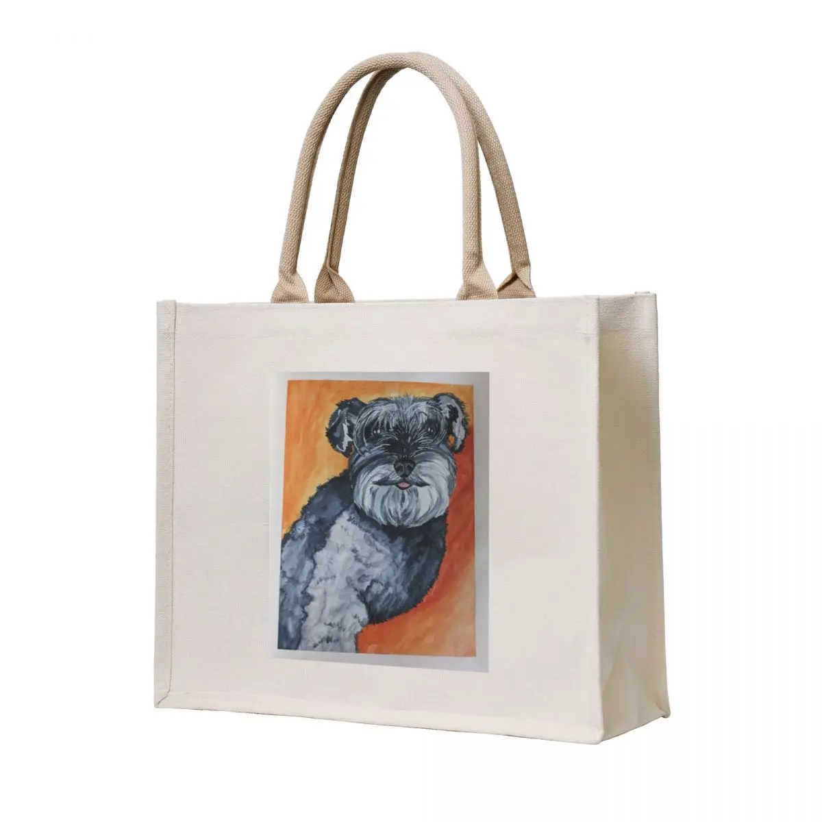 

Schnauzer Sunbathing Tote Bag tote bag women tote bags cloth bags shopping bag logo