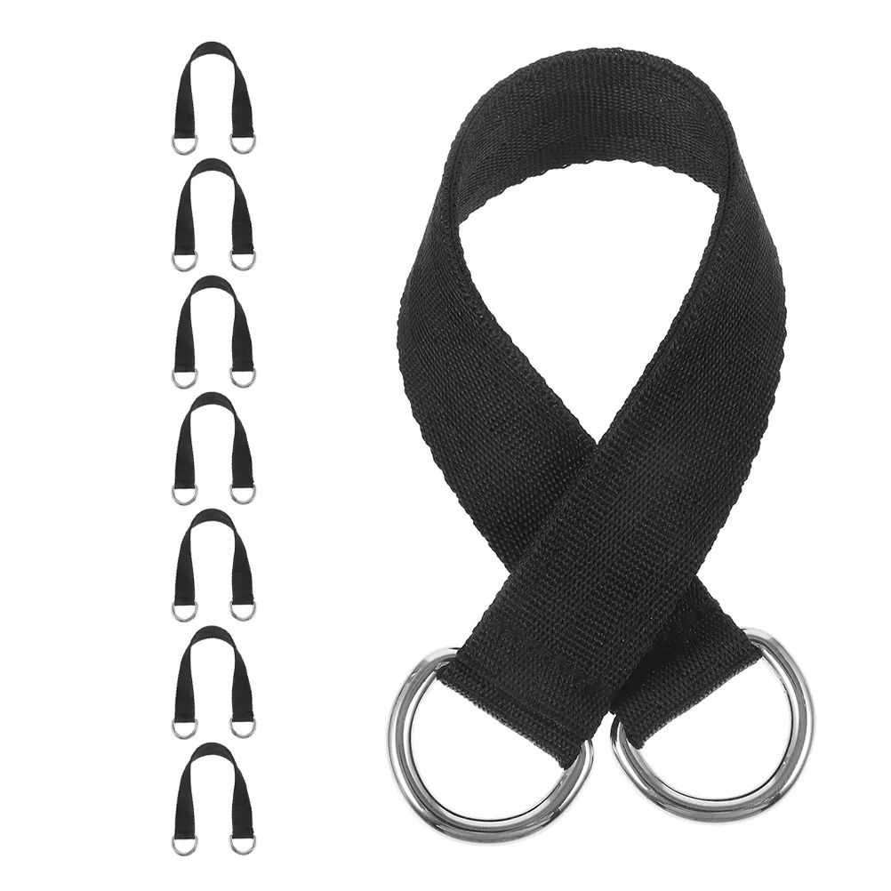 8Pcs Pull Up Connection Straps Fabric Stainless Steel Heavy Duty Exercise Bands Workout Resistance Bands Portable Fitness Straps