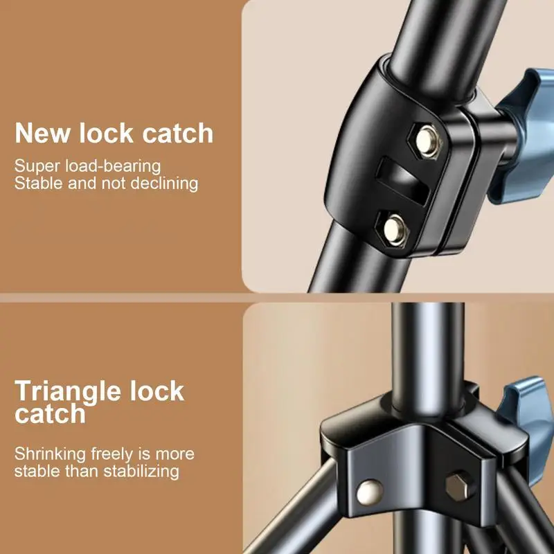 범용 접이식 접이식 프로젝터 스탠드, 침대 옆 바닥 데스크탑 삼각대, 금속 두꺼운 내구성, 범용 팬 틸트 프로젝션