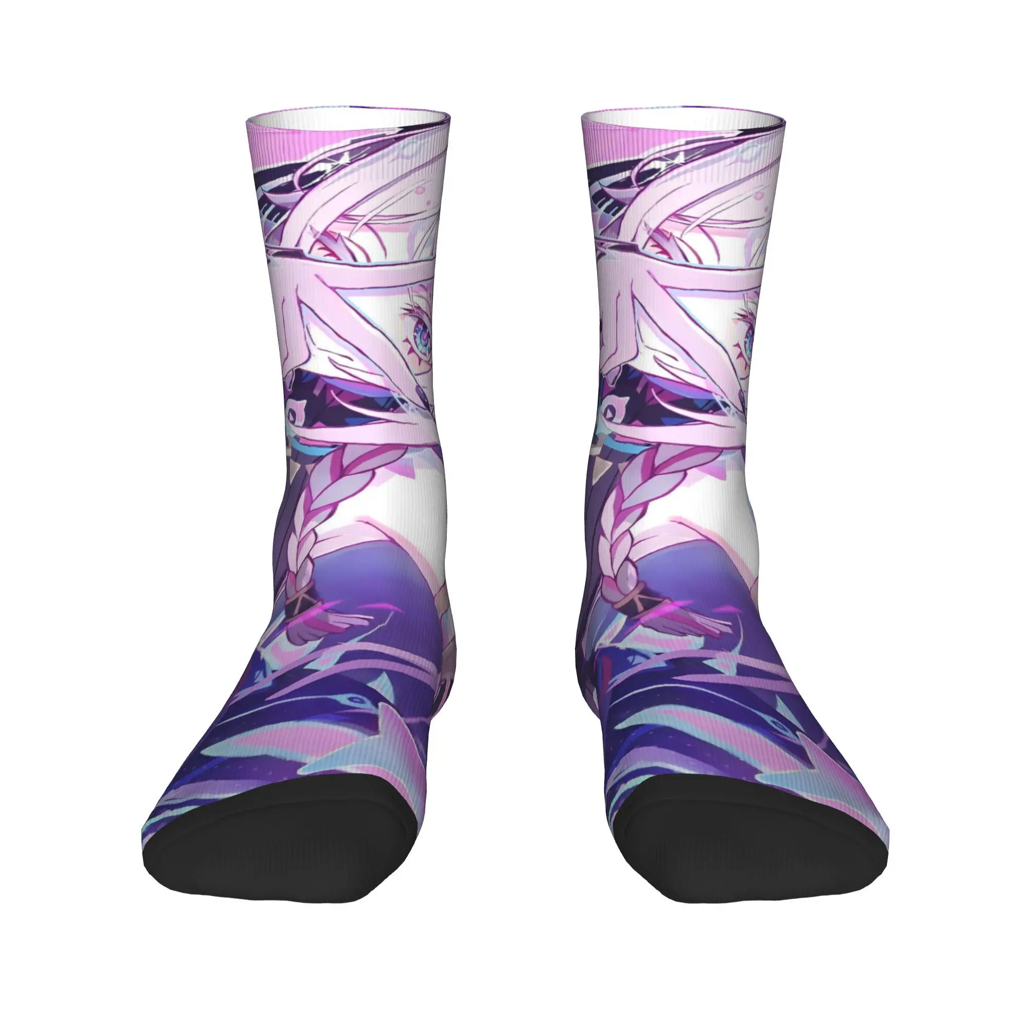 أنيمي لعبة Genshin تأثير الجوارب الخريف جوارب عادية للجنسين الرجال جوارب عالية الجودة تصميم الجري الرياضة عدم الانزلاق الجوارب