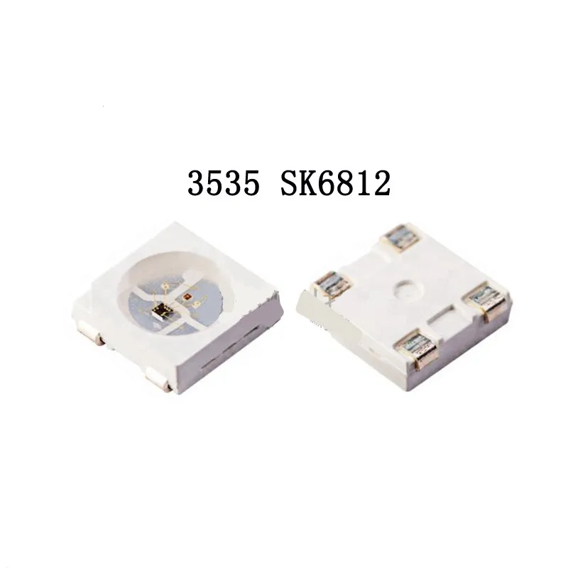 3535 SK6812 RGB SMD LED Built-in IC, 5V WS2812B 4-PIN Lamp Beads 3.5*3.5MM