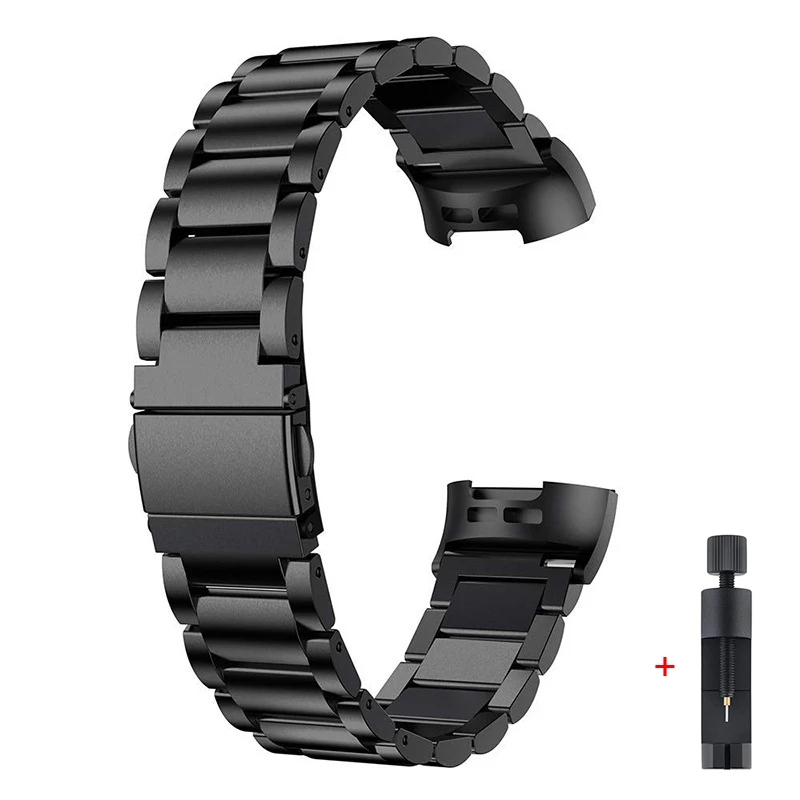 Cinturino per bracciale in acciaio inossidabile Essidi per Fitbit Charge 2 3 4 5 6 sostituzione del cinturino per cinturino in metallo Charge 3 SE
