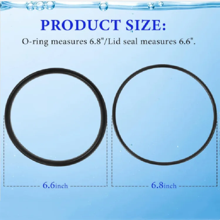 For Jandy Lid Seal O Ring Replacement Kit Etotel R0449100 Swimming Pool Pump Filter Seal