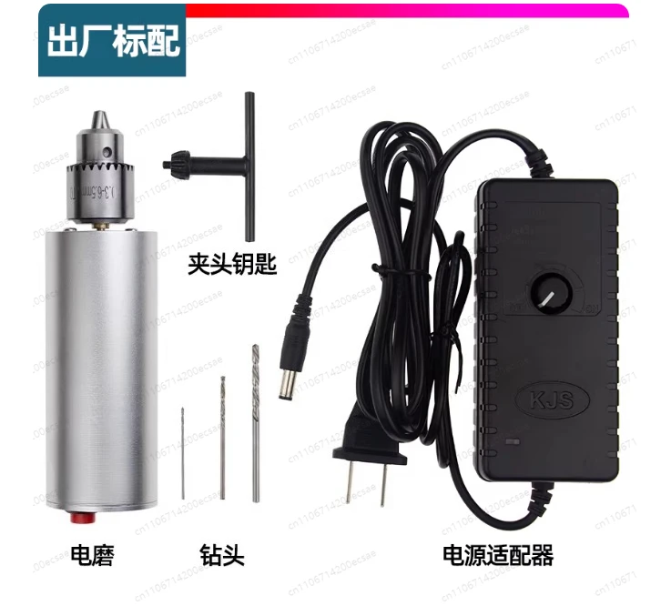 Mini Hand Drill Grinder 0.3-4mm Electric Drill Engraver Pen with Variable Speed Power Supply,3 Drill Bit,Self-Lock Switch Гравер