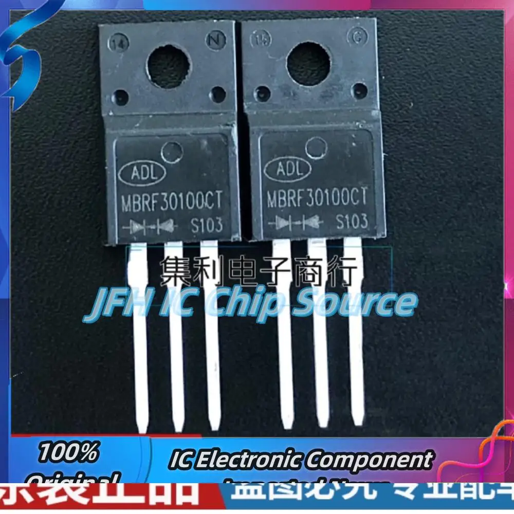 5PCS-10PCS MBRF30100CT    TO-220F 100V/30A Best Quality Stock