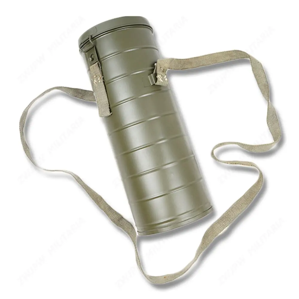 WWII WW2 KMT MILITARY ARMY GAS MASK CANS BOX CANISTER CONTAINER REPLICA