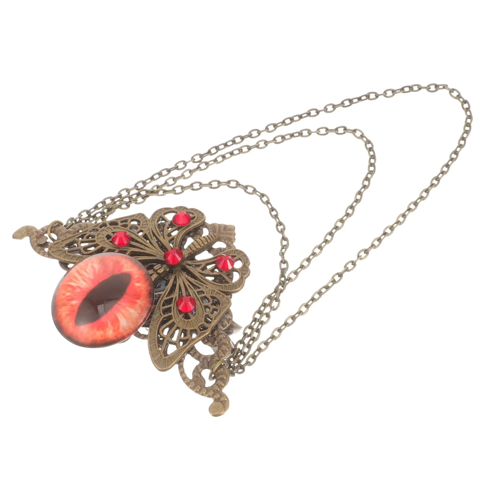 

Уникальная готическая заколка для волос с деталью в виде злого глаза, универсальная, может использоваться как булавка для лацкана, легкий женский аксессуар для волос для вечеринок и на каждый день