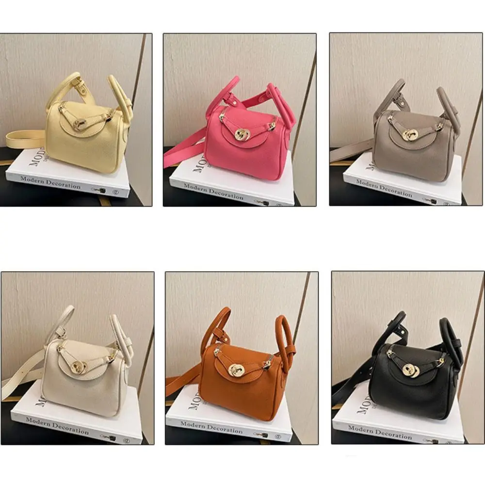 Leather Female Fashion Pillow Bag Small Crossbody Bags for Women Handbags and Purses Bag