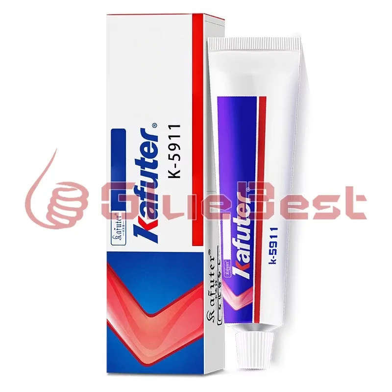 Kafuter K5911 5904 Silicone Sealant High Temp Resistant Neutral RTV Sealant for Metal Glass Ceramic Plastic Bonding and Sealing