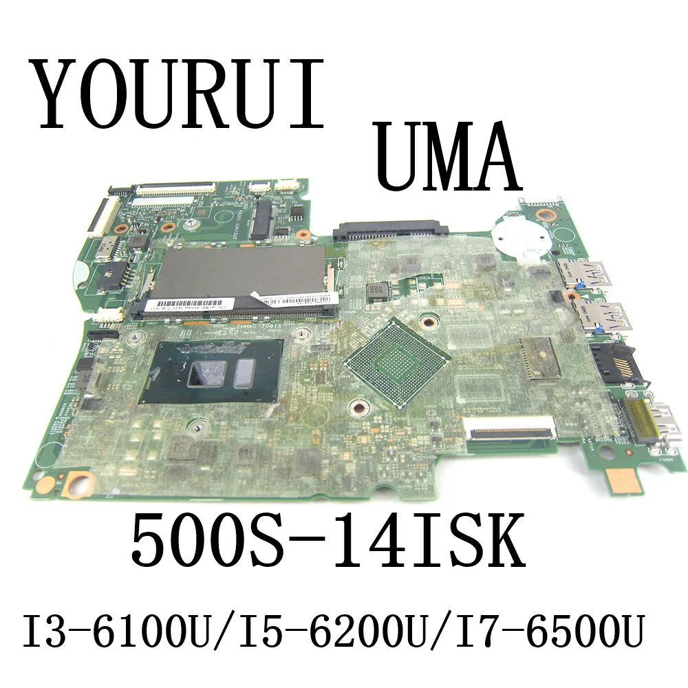 For Lenovo IdeaPad 500S-14ISK Laptop Motherboard with I3-6100U/I5-6200U/I7-6500U CPU 5B20K28155 448.06701.0011 14292-1 Mainboard