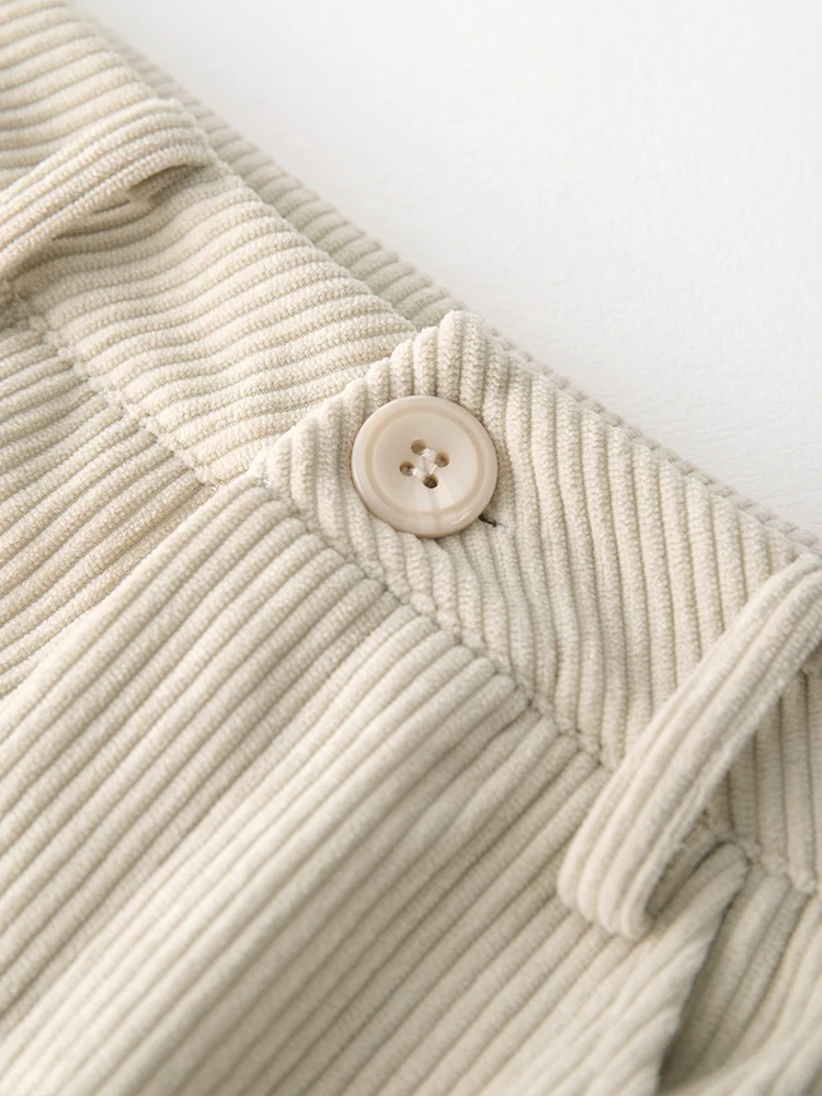 Hochtaillierter Schlankmachender Damenrock Herbst Winter Cord Baggy A-Linien-Minirock Koreanischer Stil Vielseitiger Vintage-Kurzrock 2026 – Detail 28