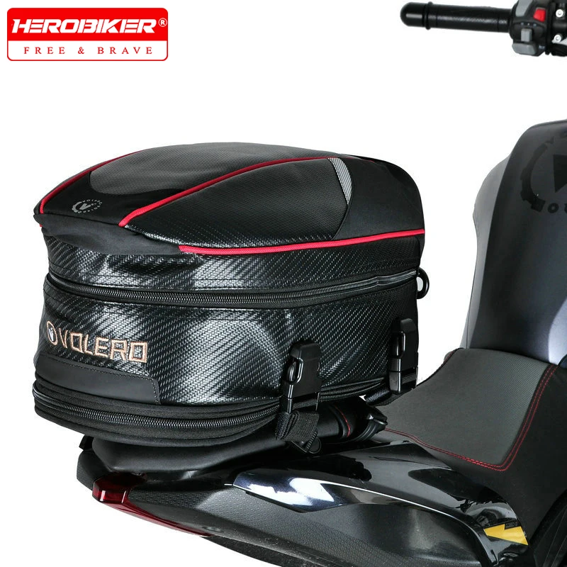 

VOLERO мотоциклетные сумки на заднее сиденье, специальный багажник на длинные и короткие расстояния, водонепроницаемый шлем, ручной рюкзак