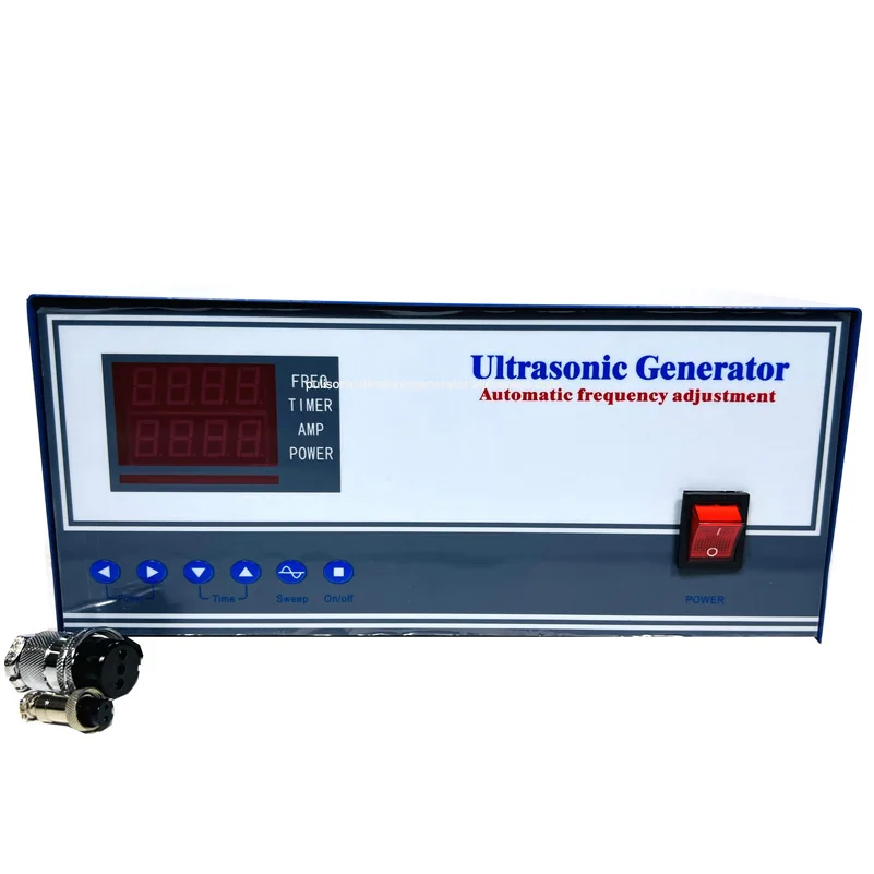 1800W 28khz-40khz Press Key To Adjust Frequency Ultrasonic Generator For Automotive Engine Parts Ultrasonic Cleaner