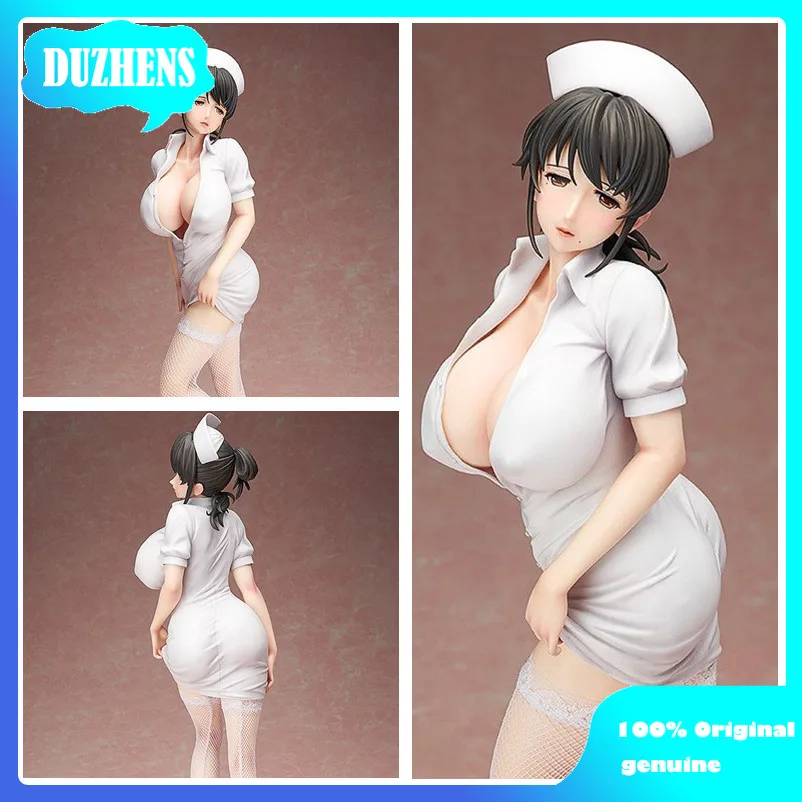 100% Original:Mami Akabane Nurse Uniform 1/4 Sexy girls Anime PVC Action Figures toys Anime figure adult Model doll Gifts