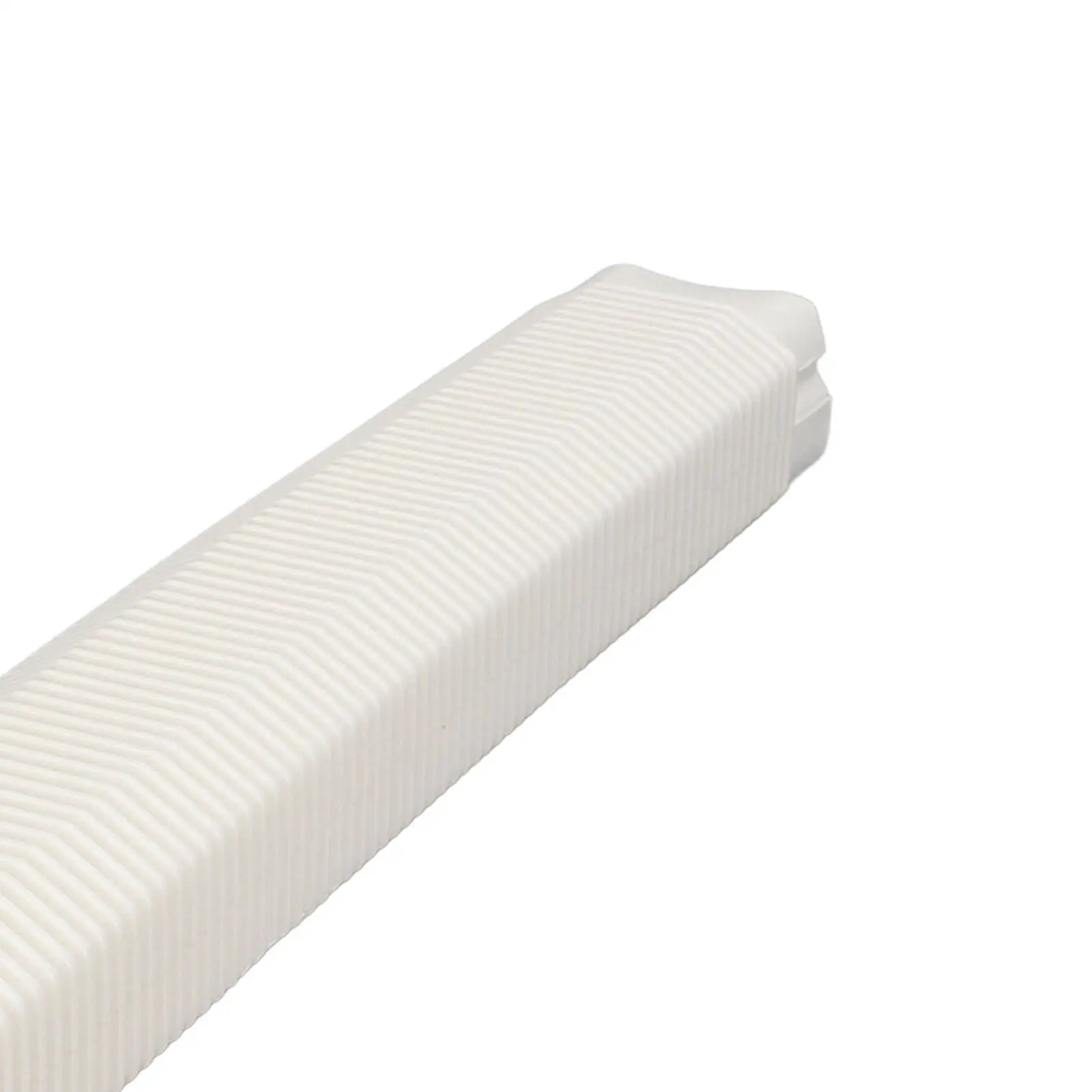 PVC AC Line Cover Kit for 1 -5 HP Air Conditioner - Universal Hose Tubing Protection - White