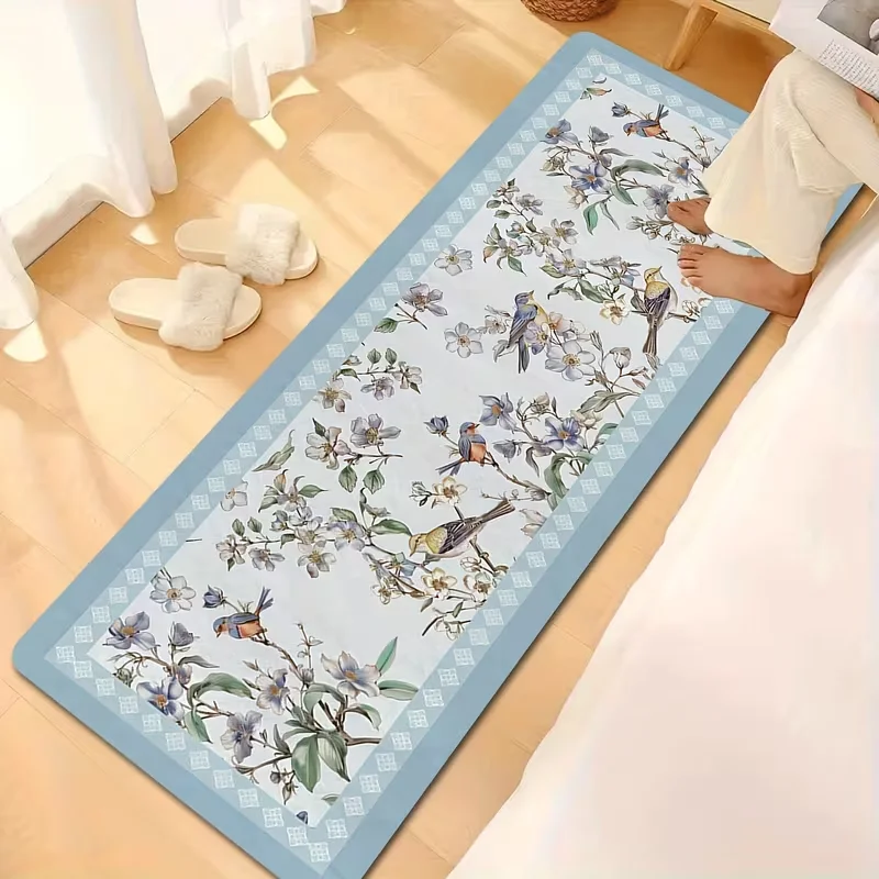 Botanical Themed Runner Rug Gr - Kitchen Appliances Green ulasan dan harga